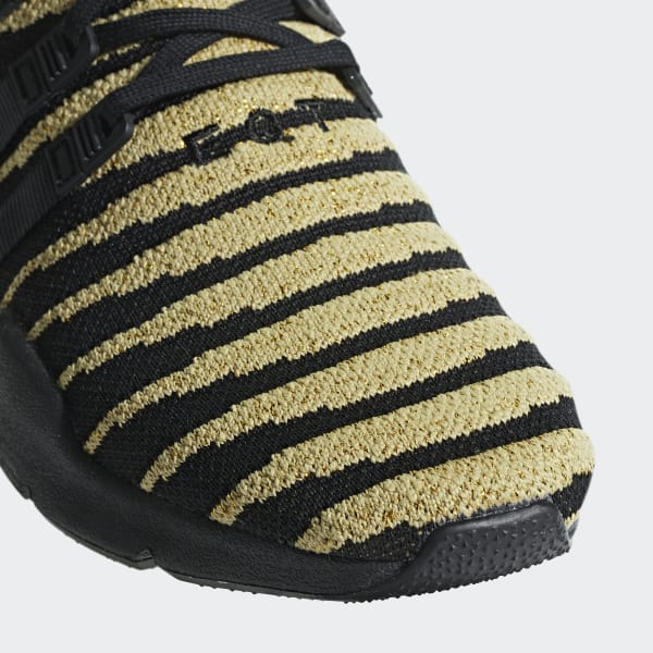 black and gold shenron shoes