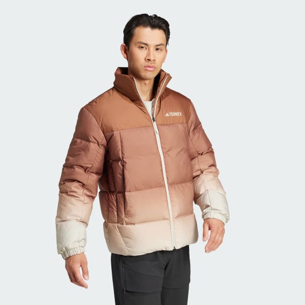 Bezowy Kurtka Xploric WIND.RDY Gradient Goose Down