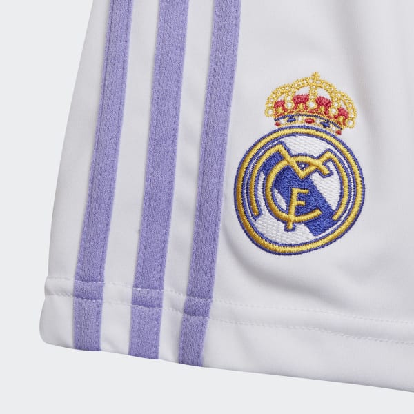White Real Madrid 22/23 Home Shorts