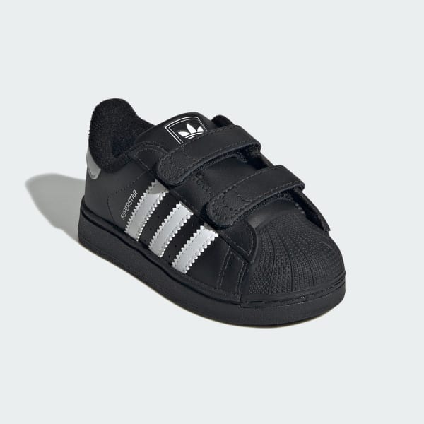 Negro Zapatillas Superstar II Comfort Closure Niños