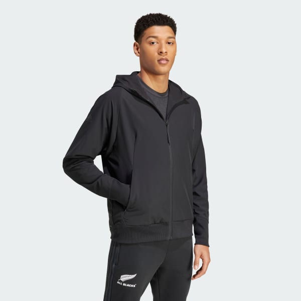 Nero Hoodie Z.N.E. Woven Full-Zip All Blacks