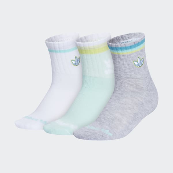 adidas Ori Aura Socks 3 Pairs - White | Women's Lifestyle | adidas US