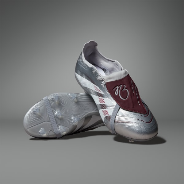 Ασημένιο Predator League JB Fold-Over Tongue Firm/Multi-Ground Boots