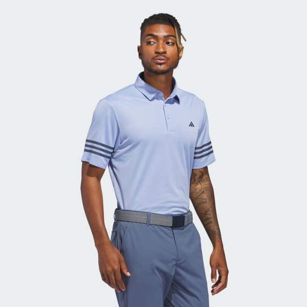 Blue 3-Stripes Polo Shirt