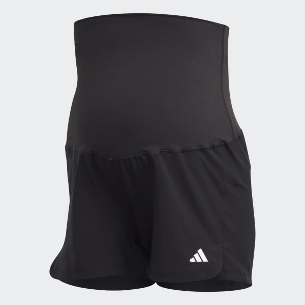 Schwarz Pacer AEROREADY Train Essentials Woven Shorts – Umstandsmode