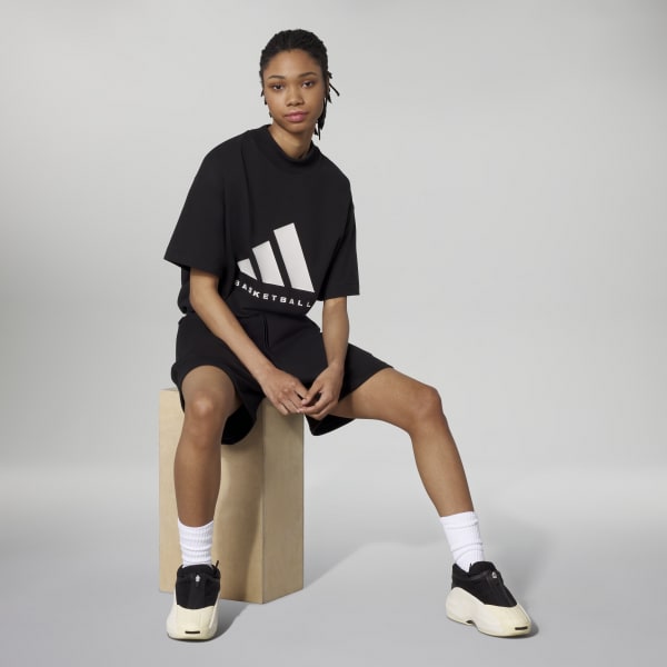 Black adidas Basketball Tee