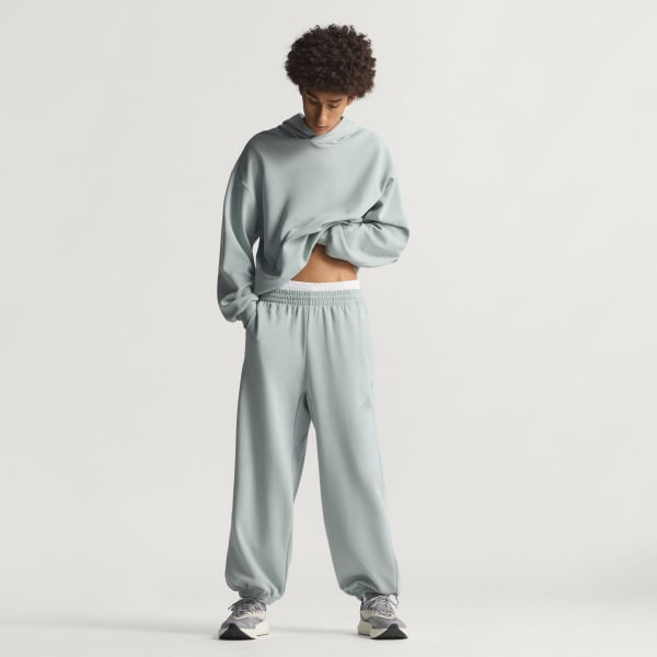 adidas SOFT LUX HOODIE - Green | Free Shipping with adiClub