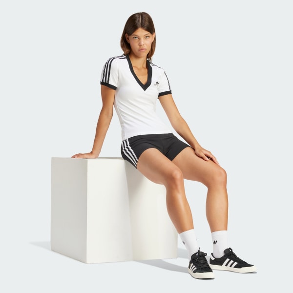 Black Adicolor 3-Stripes 1/4 Leggings