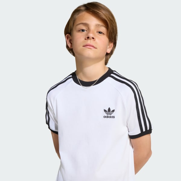adidas Adicolor 3-Stripes Tee Kids - White | Free Shipping
