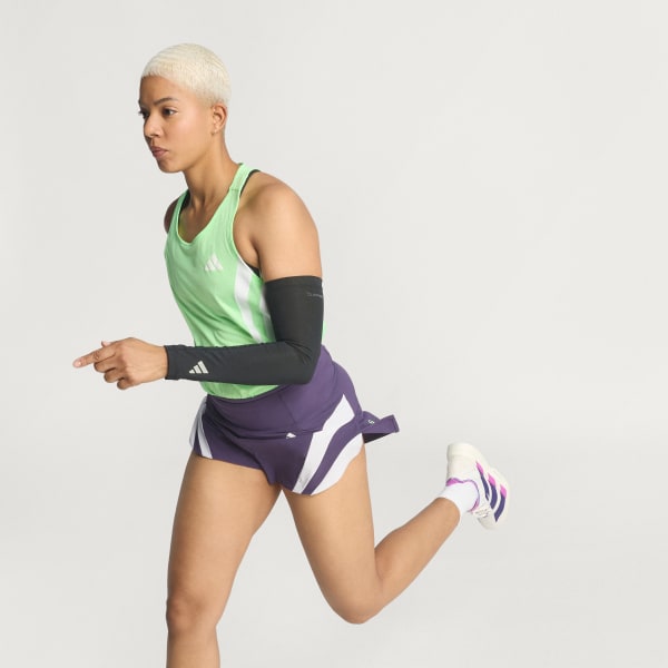 Purple Adizero NYC Running Gel Short