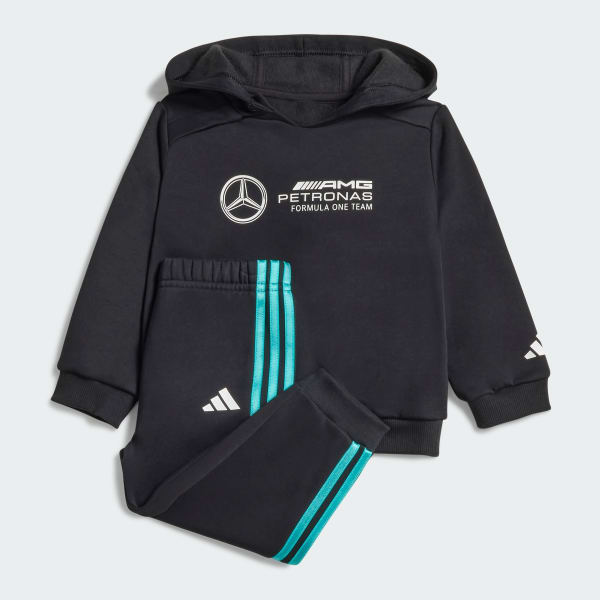 Schwarz MERCEDES - AMG PETRONAS FORMULA ONE TEAM DNA BABY LONG SLEEVE JOGGINGANZUG