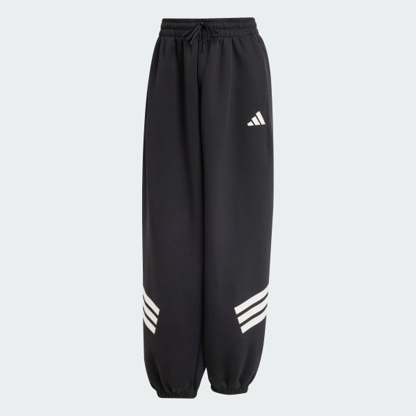 Black Future Icons 3-Stripes Parachute Pants