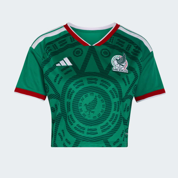 Green Mexico 26 Home Cropped Jersey