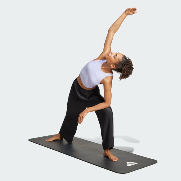 Purple Yoga Crop Tank With Inner Shelf Bra