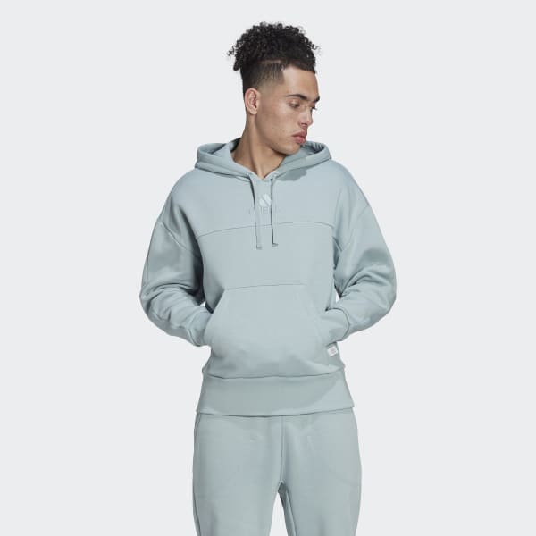 Szary Studio Lounge Fleece Hoodie P0221