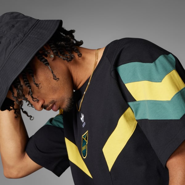 adidas Jamaica Originals Tee - Black | Free Shipping with