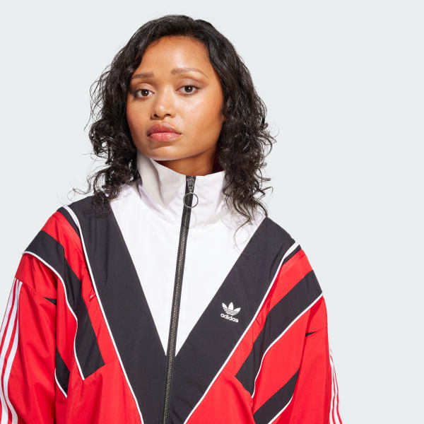 adidas Rasant Cut Line Track Top - Red | Free Shipping with