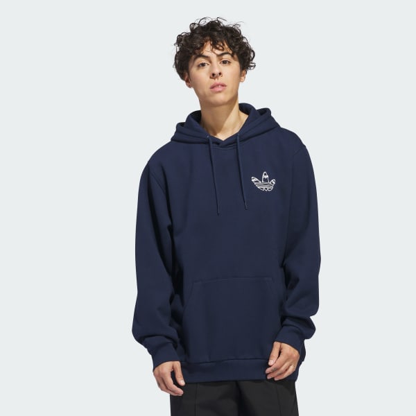 アディダス ヘンリー・ジョーンズ グラフィックパーカー - ブルー