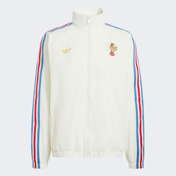 Weiss Frankreich Rugby 120 Years Crunch Anthem Jacke