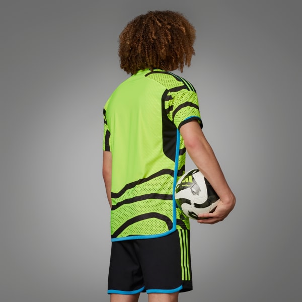 Jaune Maillot Extérieur Arsenal 23/24 Authentique 