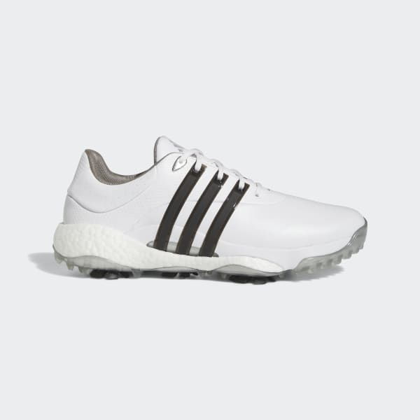White Tour360 22 BOOST Golf Shoes