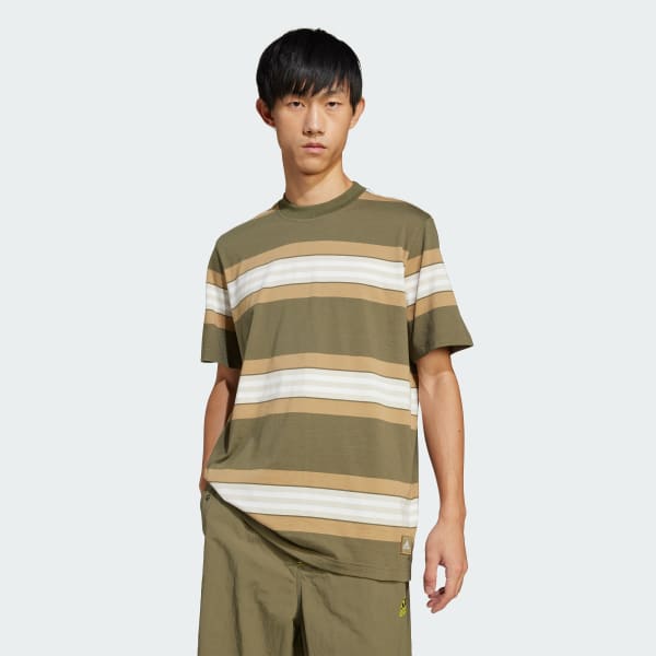 グリーン グラフィック 半袖Tシャツ