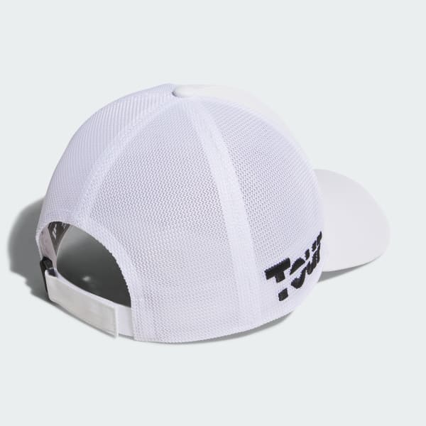 ホワイト 【ゴルフ】サイドロゴ メッシュキャップ