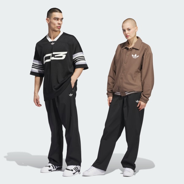Đen Quần Track Pant Dệt Thoi (Unisex)