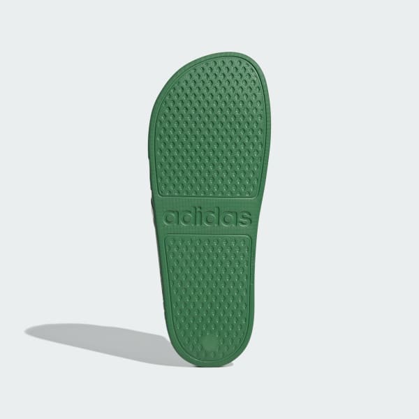 Green Adilette Aqua Slides