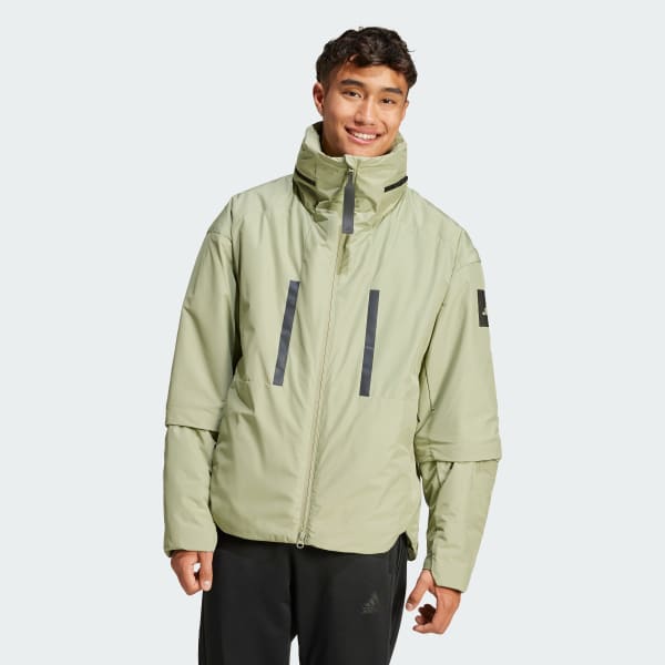 adidas Myshelter Primaloft Lite Bomber Jacket - Green | Free Shipping with  adiClub | adidas US