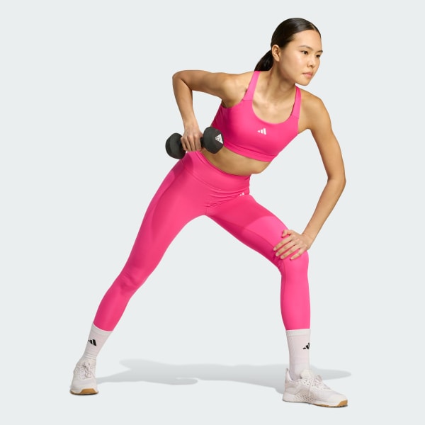 Rosa Top Deportivo TLRDREACT Training Soporte Alto