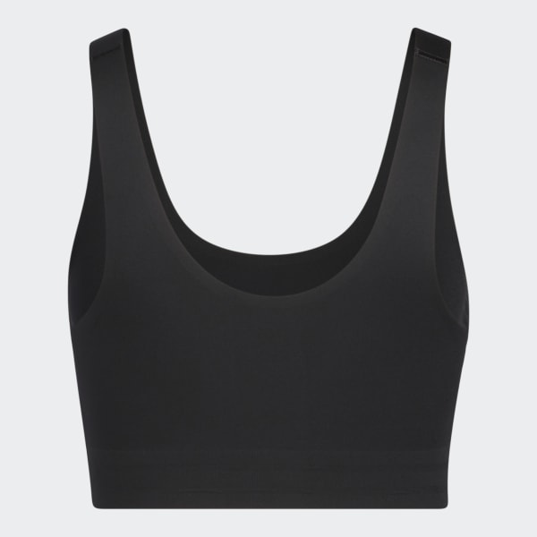 Black PureLounge Light-Support Bra