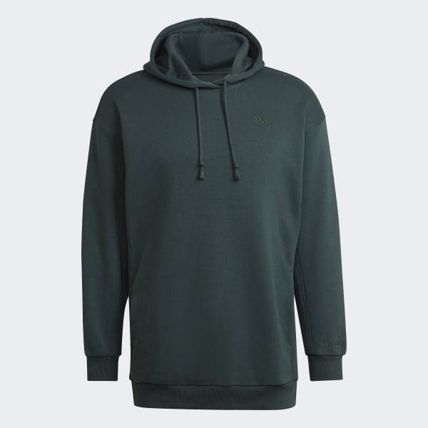 Zielony ALL SZN Fleece Long Hoodie CX577