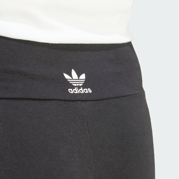 adidas Adicolor 3-Stripes 1/4 Leggings - Black | Free