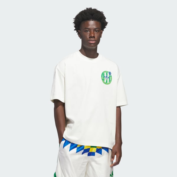 Branco Camiseta Originals Basketball Crest