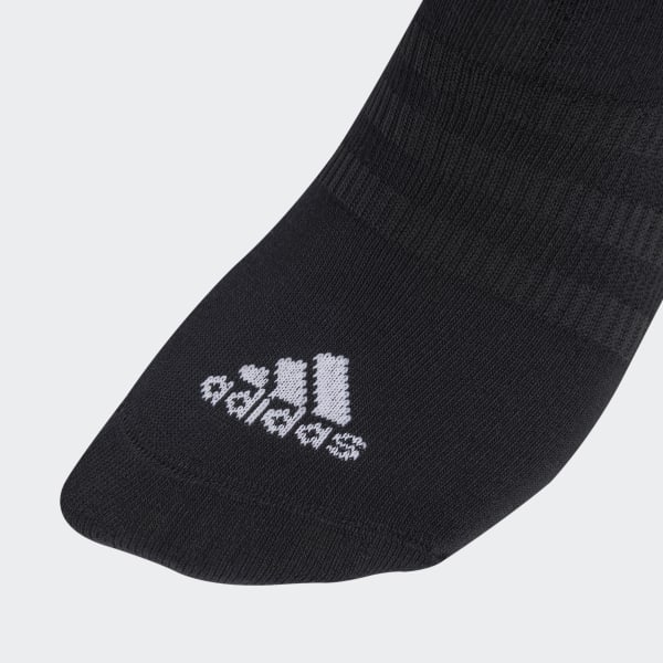 adidas Thin and Light No Show Socks 3 Pairs Black adidas Thailand