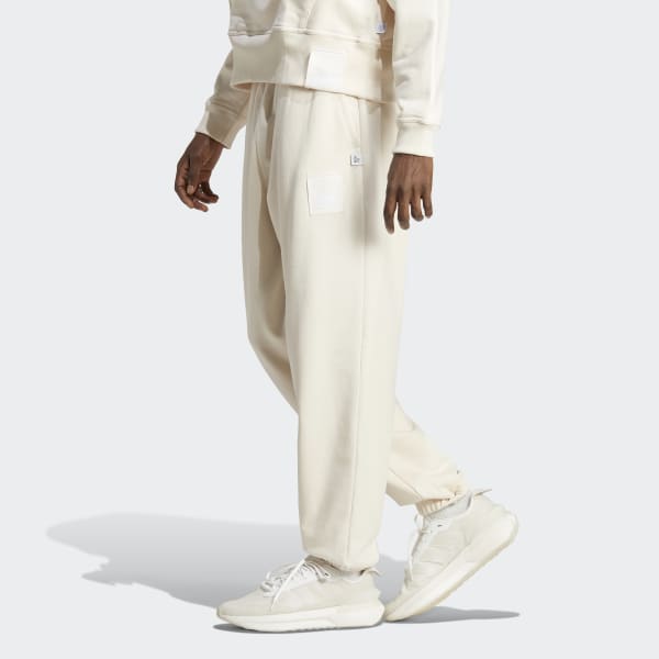 Blanco Pantalón Lounge Heavy French Terry