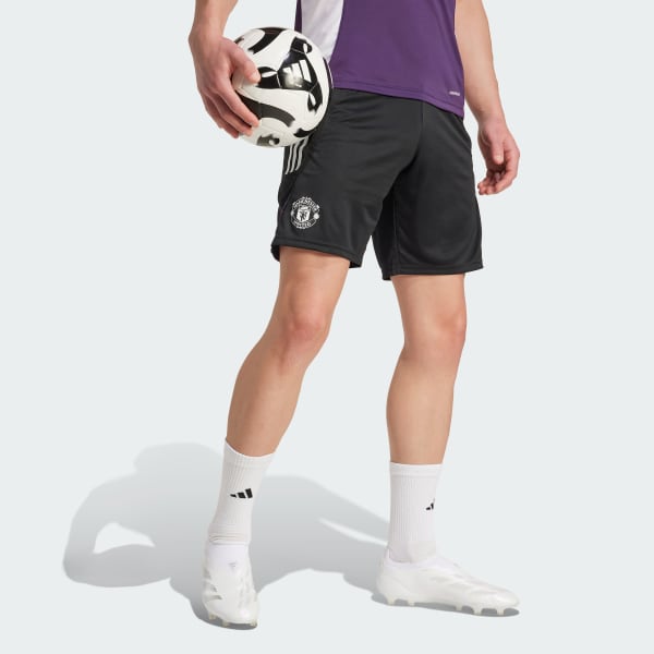 ブラック マンチェスター・ユナイテッド ティロ 25 コンペティション トレーニングショーツ