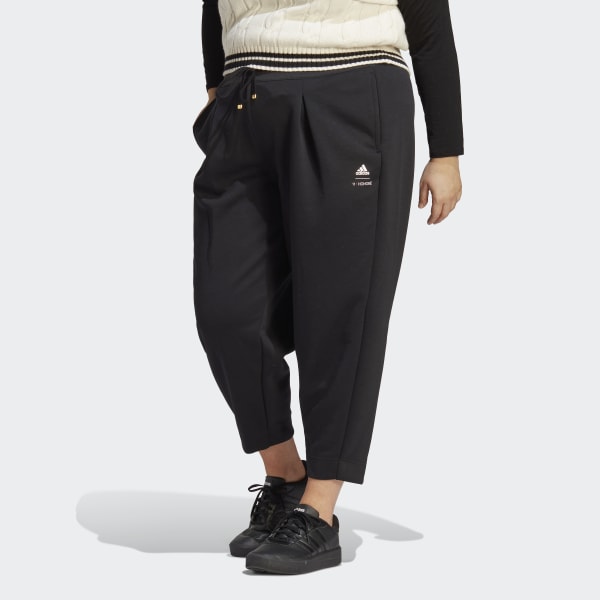 adidas 11 Honoré Sweat Pants (Plus Size) - Black