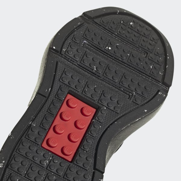 Zwart adidas x LEGO® Tech RNR Lifestyle Schoenen met Elastische Veters en Klittenband