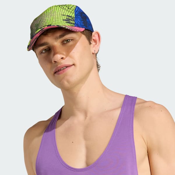 Flerfarvet adidas x Jeremy Scott kasket