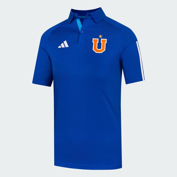 Azul Polera Con Cuello Club Universidad De Chile