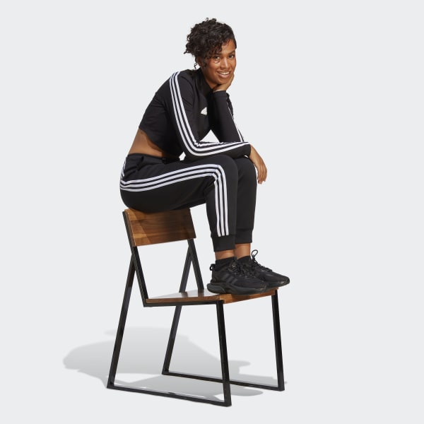 zwart Future Icons 3-Stripes Regular Broek