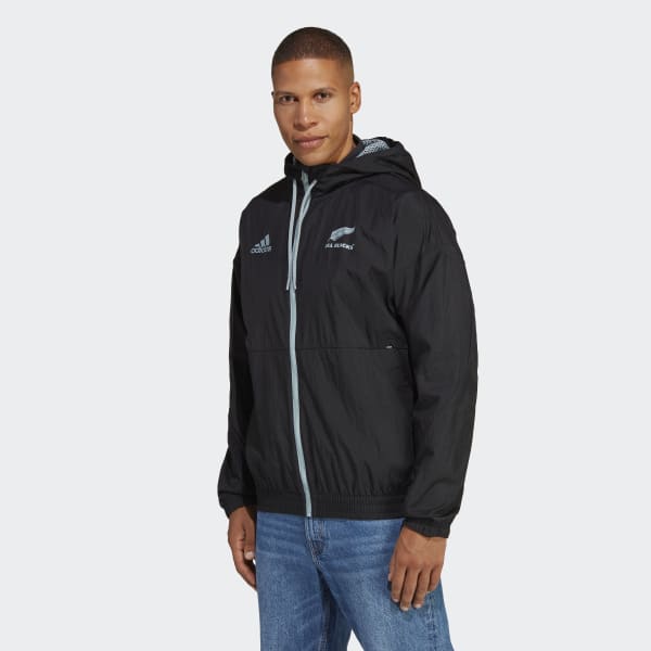 Black All Blacks Rugby Supporters Jacket