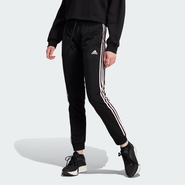 Pants Deportivos Primegreen Essentials Warm Up Ajuste Cenido Piernas Conicas 3 Franjas