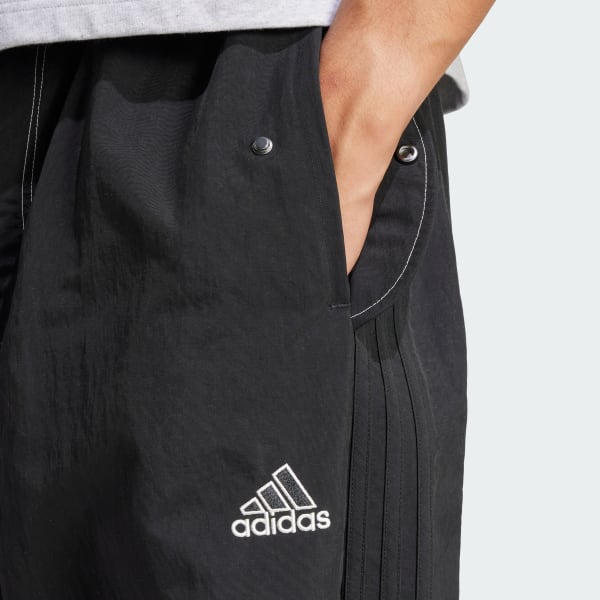 adidas 黒 パラシュートパンツ ウエストドローコード付き パラシュート パンツ ブラック ｜アパレル,パンツ｜meister kobe