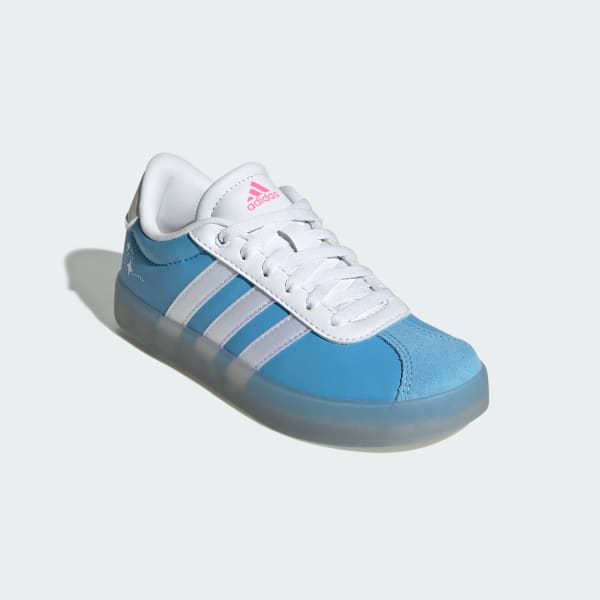 Blue adidas Disney Cinderella VL Court 3.0 Shoes Kids