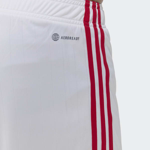 Blanco Pantalón corto primera equipación Ajax 22/23 BZ643