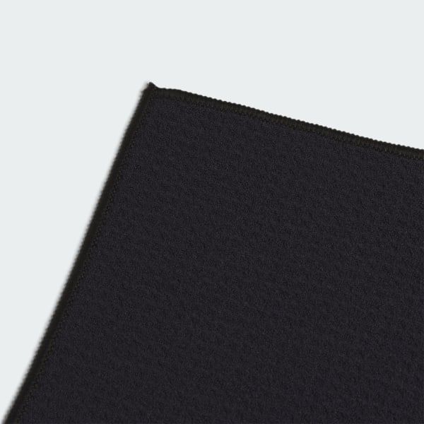 Black Microfiber Players Golf Towel 