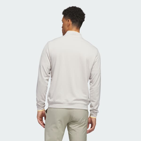 adidas Men's Golf Lightweight Half-Zip Top - Grey | Free Shipping